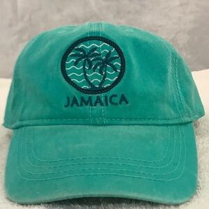 TBL for Jamaica on Green Adjustable Travel & Beach Baseball Cap